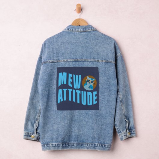 grappige citaat denim jacket (Hangar)