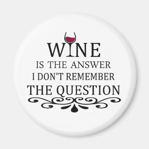 Grappige citaten beroemde wijndrinker slogan magneet