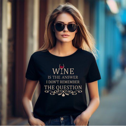 Grappige citaten beroemde wijndrinker slogan t-shirt