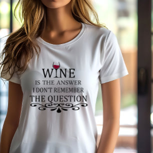 Grappige citaten beroemde wijndrinker slogan t-shirt