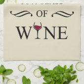 Grappige citaten beroemde wijndrinker slogan theedoek (Gevouwen)