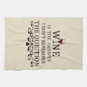 Grappige citaten beroemde wijndrinker slogan theedoek (Horizontaal)