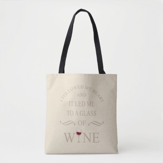 Grappige citaten beroemde wijndrinker slogan tote bag (Voorkant)