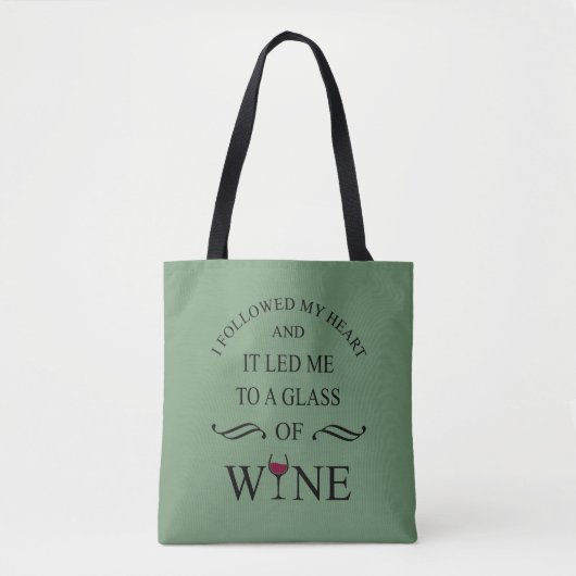Grappige citaten beroemde wijndrinker slogan tote bag (Voorkant)