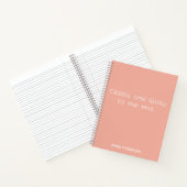 Grappige citaten Classy & Sassy Tot Het Einde Cust Notitieboek (Binnen)