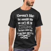 GRAPPIGE CITATEN CORONA VIRUS TSHIRT (Voorkant)