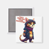 Grappige citaten gezegd door een kattenbende baas magneet (Voorkant / Achterkant)