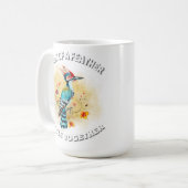 Grappige citaten Grappige eigenzinnige grillige vo Koffiemok (Voorkant links)