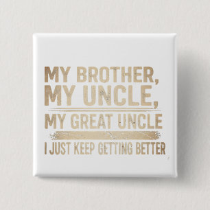 grappige citaten humor papa grapjes vierkante button 5,1 cm