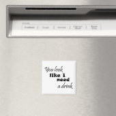 Grappige citaten magneten cadeau grap drank humor (Insitu (Vaatwasser))