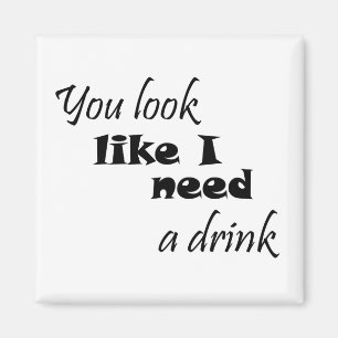 Grappige citaten magneten cadeau grap drank humor