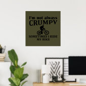 grappige citaten over fietsen poster (Thuiskantoor)