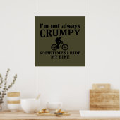 grappige citaten over fietsen poster (Keuken)