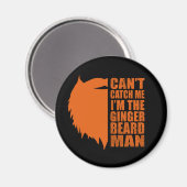Grappige citaten over gemberbaard man magneet (Voorkant / Achterkant)
