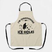 grappige citaten over ijsvisliefhebbers schort (Voorkant)