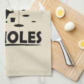 grappige citaten over ijsvisliefhebbers theedoek (Quarter Fold)