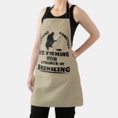 grappige citaten over ijsvisserij en drink liefheb schort (Insitu)