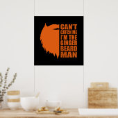 grappige citaten over man met rode baard poster (Keuken)