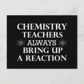 Grappige citaten over scheikundeleraar feestdagenkaart (Voorkant)