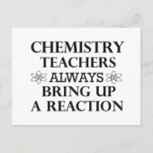 Grappige citaten over scheikundeleraar feestdagenkaart (Voorkant)