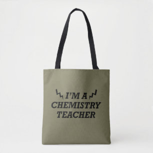 Grappige citaten over scheikundeleraar tote bag