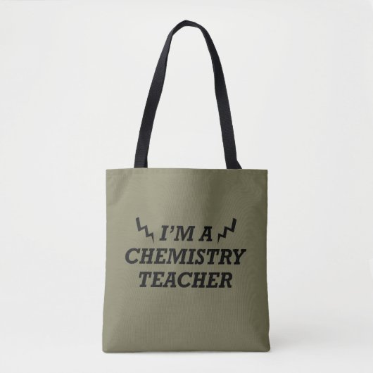 Grappige citaten over scheikundeleraar tote bag (Voorkant)