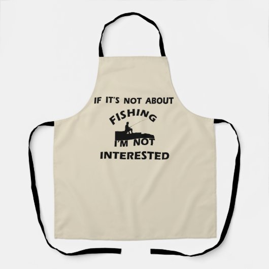 grappige citaten over visliefhebbers schort (Voorkant)
