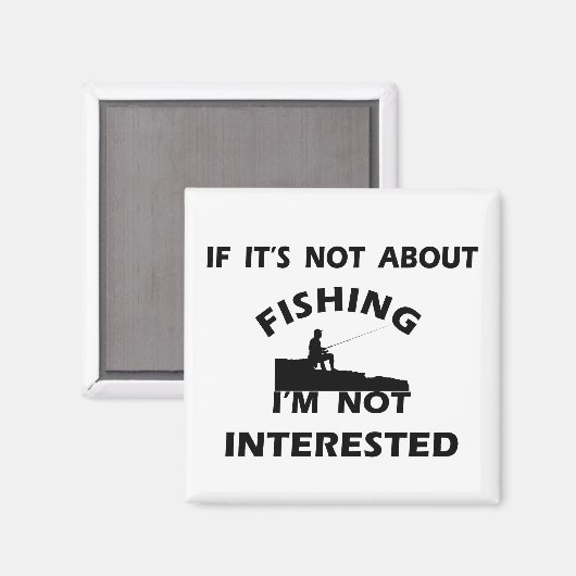 grappige citaten over visserij magneet (Voorkant / Achterkant)