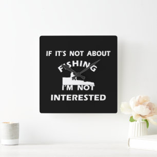 grappige citaten over visserij vierkante klok