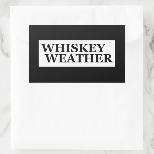 Grappige citaten over Whiskey liefhebber Rechthoekige Sticker (Tas)