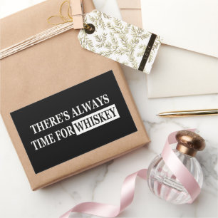 Grappige citaten over whisky liefhebber rechthoekige sticker