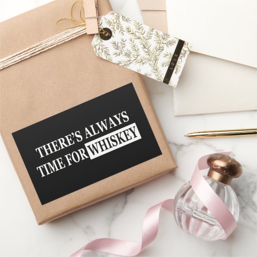Grappige citaten over whisky liefhebber rechthoekige sticker (Geschenken)