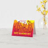 GRAPPIGE CITATEN VALENTIJNSDAG KAART (Gele Bloem)