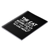 grappige citaten van de slaapkat notitieboek (Linkerzijde)