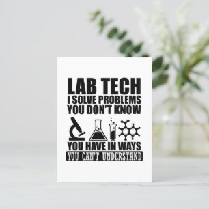 Grappige citaten van labtechnici laboratoriumtechn briefkaart