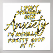 GRAPPIGE CITATEN VOOR ANGST POSTER (Voorkant)