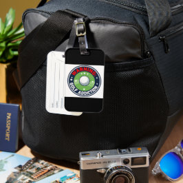 Grappige citaten voor gekke golfers bagagelabel