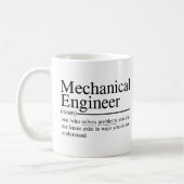 grappige citaten voor Mechanical Engineer Koffiemok (Links)