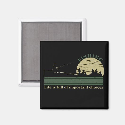 grappige citaten voor visliefhebbers magneet (Voorkant / Achterkant)