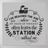 grappige citaten woordkunst poster (Voorkant)