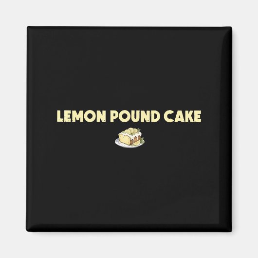 Grappige Citroen Cake Magneet (Voorkant)