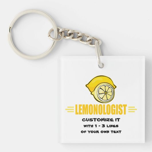 Grappige Citroen Liefhebber Sleutelhanger (voorkant)