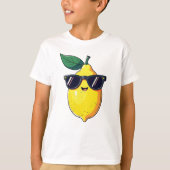 Grappige citroen zonnebril t-shirt (Voorkant)