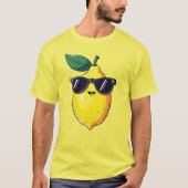 Grappige citroen zonnebril t-shirt (Voorkant)