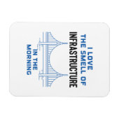 Grappige Civiele Techniek Afstuderen Kaart Magneet (Horizontaal)