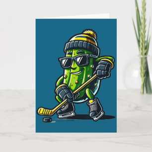 Grappige Ckle die Hockey Spelen Kaart