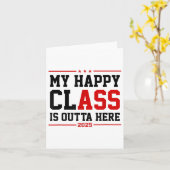 Grappige CL van 2025 Afstuderen Mijn blije CL is O Kaart (Gele Bloem)