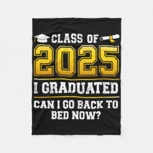 Grappige CL van 2025 Ik ben afgestudeerd Kan ik CK Fleece Deken