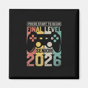 Grappige Cl Van 2026 Gamer Senior 2026 Ontwerpen Magneet