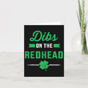 Grappige claim op de roodharige voor St. Patrick's Kaart